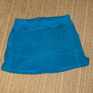 Lululemon bright blue align skirt (tall)